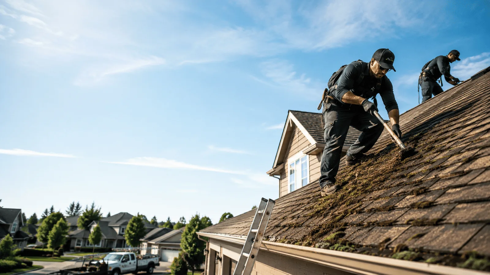 Roof Moss Removal in Bovey, MN near me